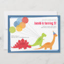 Recherche de blue dinosaur anniversaire invitations Bleu