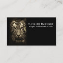 Recherche de tigre cartes visite Chat sauvage
