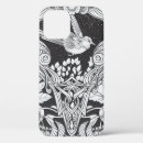 Recherche de oiseau noir et blanc iphone coques Fleur