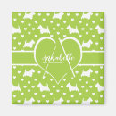 Recherche de vert et blanc magnets Coeur