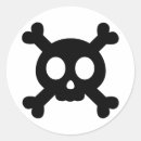 Suche nach totenkopf mit gekreuzter knochen aufkleber Halloween
