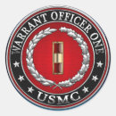 Suche nach offizier aufkleber Usmc wo1 3d