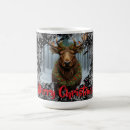 Recherche de scène de neige tasses Cerf