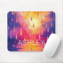 Suche nach regentropfen mousepads Rot