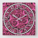 Suche nach dunkelrot wanduhren Rose