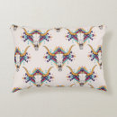 Recherche de crâne de taureau coussins Boho