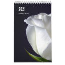 Recherche de floral calendriers Noir et blanc