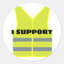 Recherche de veste autocollants Jaune