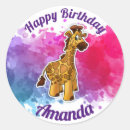 Suche nach giraffe birthday aufkleber Niedlich