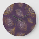 Recherche de paons horloges Motif