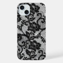 Recherche de dentelle noire iphone coques Vintage