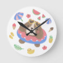 Recherche de chien mignon horloges Rétro
