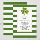 Recherche de vert irlandais mariage invitations Clou