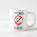 Recherche de plastique tasses Pollution