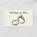 Recherche de anneaux mariage cartes visite Professionnel