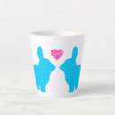Recherche de lapin bleu tasses Motif