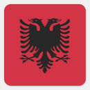 Recherche de l albanie autocollants Drapeau de l'albanie