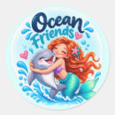 Recherche de dauphins autocollants Plage