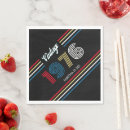 Recherche de anniversaire 1976 serviettes Vintage
