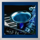 Recherche de saxophone bleu posters Piano