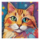 Recherche de peinture de chat posters Tabby