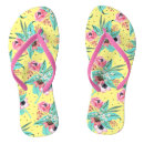 Recherche de fleurs jaunes tongs Coloré