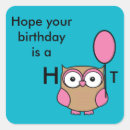 Recherche de roses hibou autocollants Oiseau