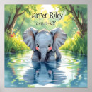 Suche nach süßer elefant poster Karikatur