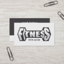 Recherche de fitness trainer cartes visite Coach