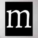 Suche nach letter m poster Brief