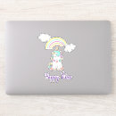 Recherche de licorne mythique autocollants Arc en ciel