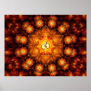 Suche nach goldene mandala poster Fraktal