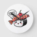 Recherche de sushi horloges Kawaii