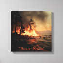 Recherche de feu impressions sur toile Orange