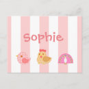 Recherche de oiseau kawaii cartes postales Doux