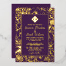 Recherche de pourpre mariage invitations Couple