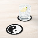 Recherche de symbole yin yang dessous de verres Bouddhisme