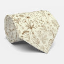 Recherche de fleur beige cravates Floral