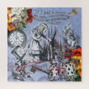 Recherche de fou chapelier puzzles Lapin blanc