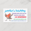 Recherche de oiseaux chanteurs cartes visite Rouge