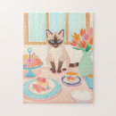 Recherche de siamois puzzles De chat