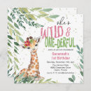 Recherche de giraffe invitations Jungle