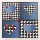 Recherche de patchwork dessous de verres Bleu