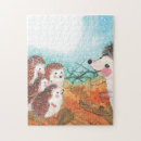 Recherche de hérisson puzzles Peinture