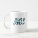 Recherche de journal tasses Écrivain