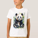 Recherche de belle enfant tshirts Panda