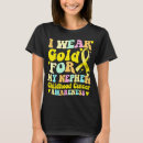 Suche nach kinderkrebs tshirts Gold