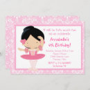 Recherche de ballerine mignonne invitations Fille