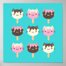 Recherche de glace kawaii posters Été