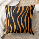 Recherche de peau de tigre coussins Rayures